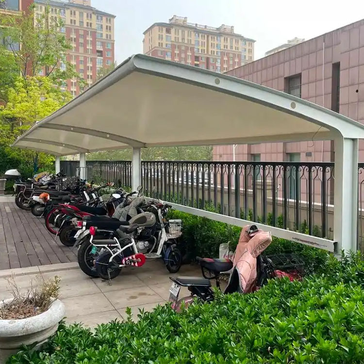 鄄城县膜结构电动车棚